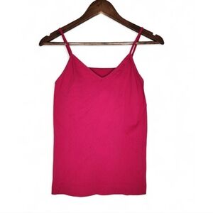 Nordstrom Seamless Layering Camisole Tank Top in Magenta Size XL